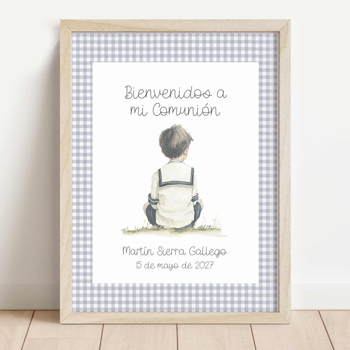 Lámina de Bienvenida para Comunión