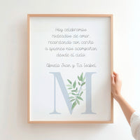 Lámina en Recuerdo para Comunión - Homenaje a Seres Queridos