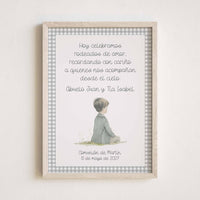Lámina en Recuerdo para Comunión - Homenaje a Seres Queridos