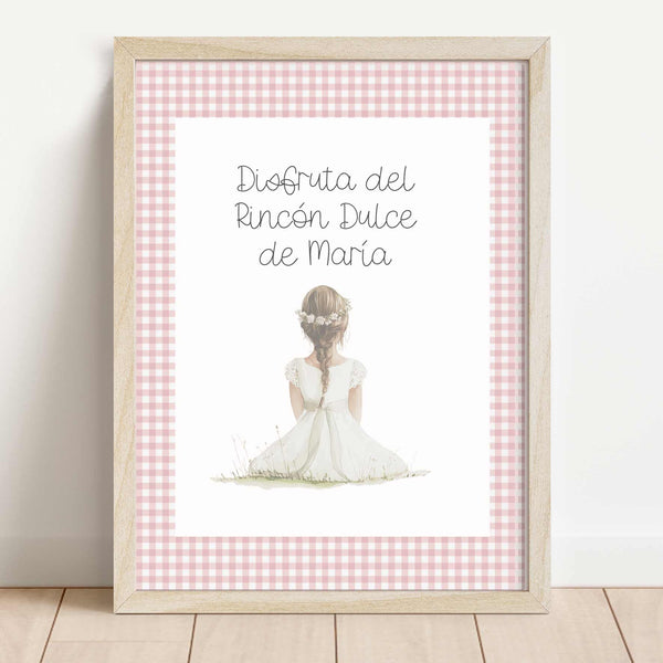 Lámina para Mesa Dulce de Comunión