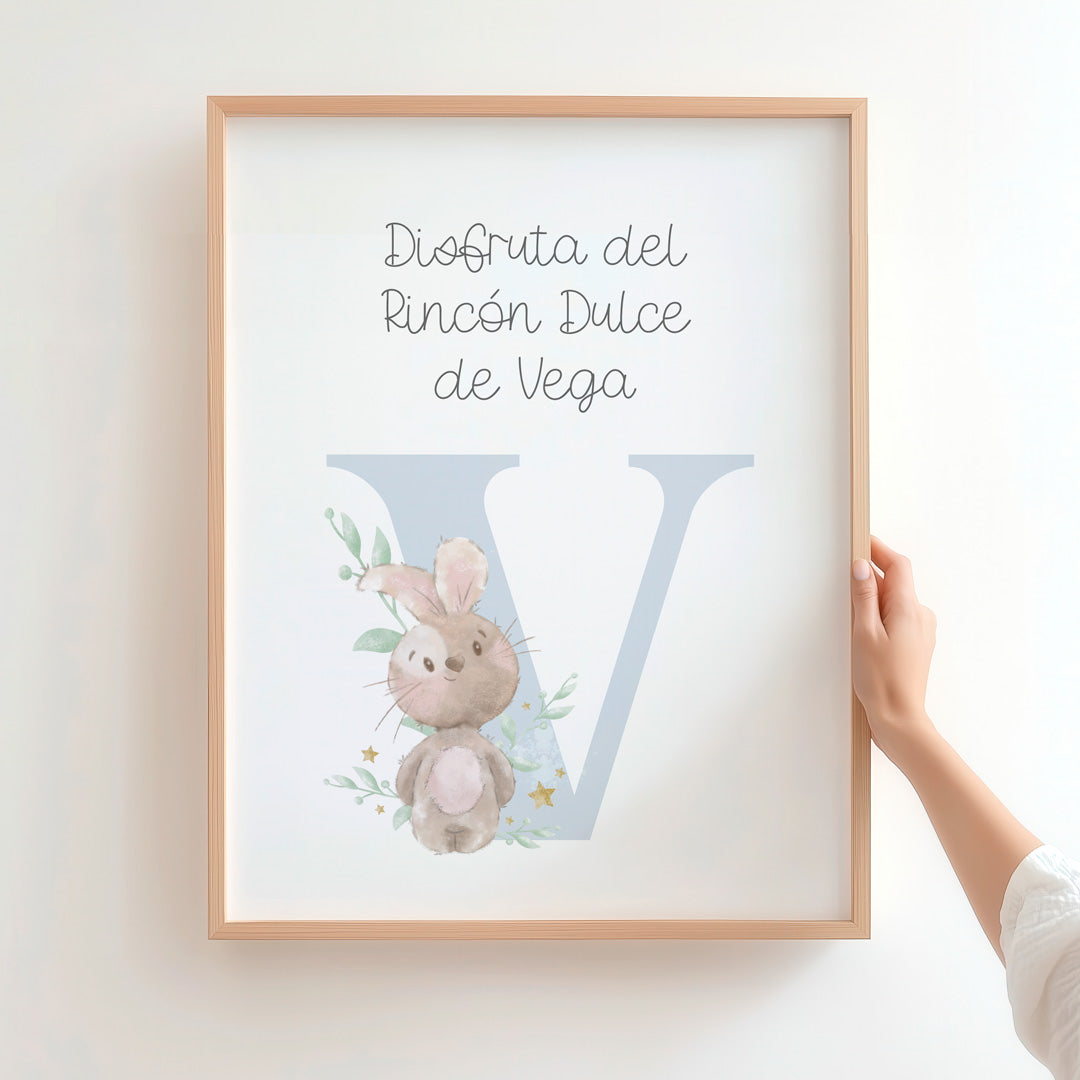 Lámina para mesa dulce de bautizo de la colección inicial. 