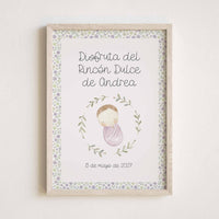 Lámina para Mesa Dulce de Bautizo