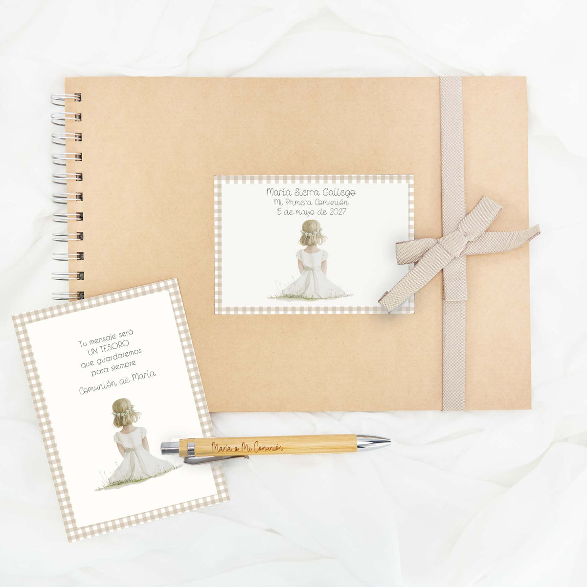 Libro de Firmas Personalizado Para Comunión