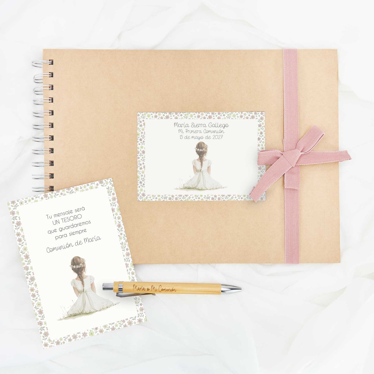 Libro de Firmas Personalizado Para Comunión