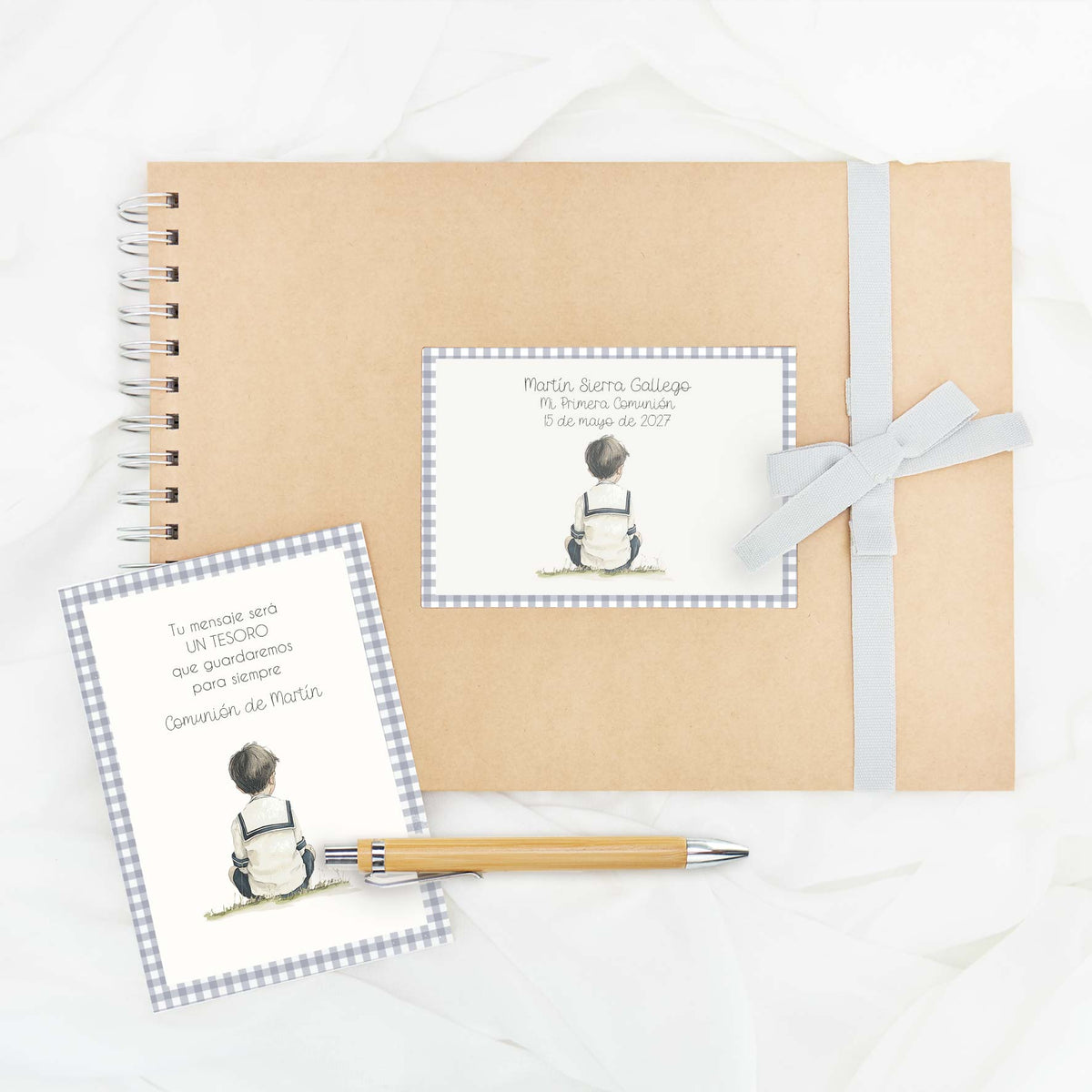 Libro de Firmas Personalizado Para Comunión