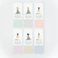 Opciones de color para el marcapáginas de comunión de la colección boho