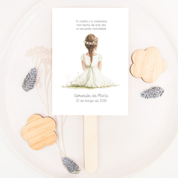 paipay personalizado par comunión de la colección boho