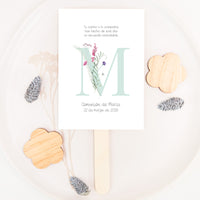 paipay personalizado par comunión de la colección inicial