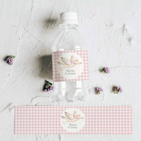 Pegatinas Personalizadas para Botellas de Bautizo (10 uds)