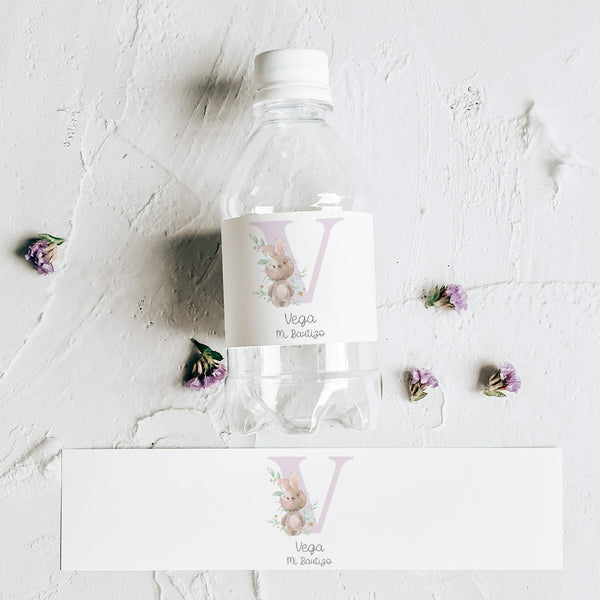 Pegatinas Personalizadas para Botellas de Bautizo (10 uds)