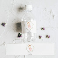 Pegatinas Personalizadas para Botellas de Bautizo (10 uds)