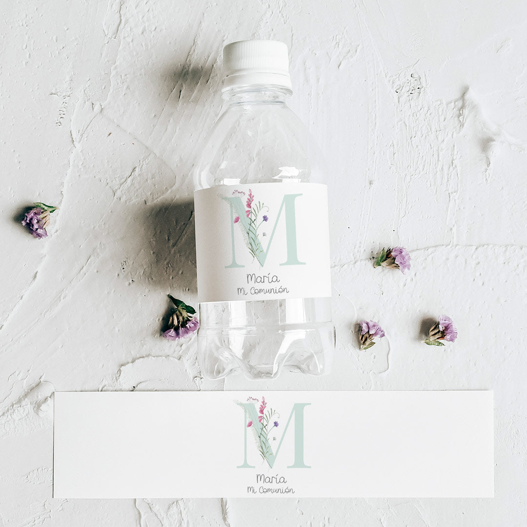 Pegatinas Personalizadas para Botellas de Comunión (10 uds)