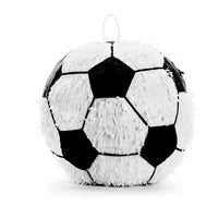 Piñata con forma de balón de fútbol para rellenar con chuches