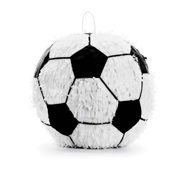 Piñata con forma de balón de fútbol para rellenar con chuches