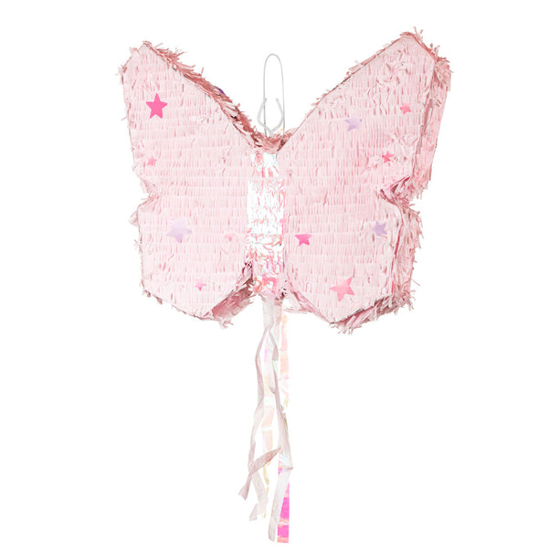 Piñata con forma de mariposa multicolor para rellenar con chuches