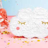 Piñata con forma de nube para rellenar con chuches y sorpresas