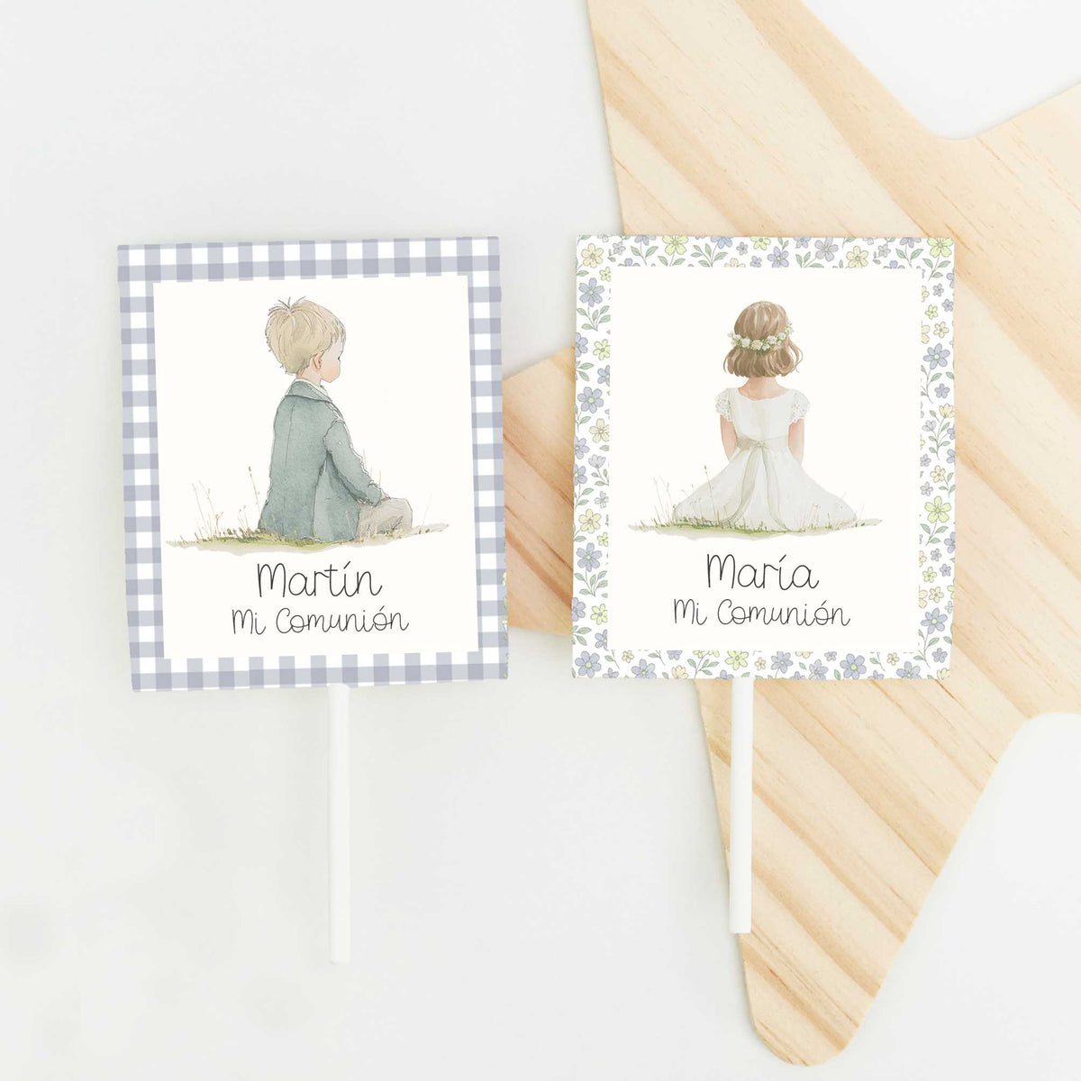 Piruletas Personalizadas para Primera Comunión. 