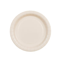 Platos de Papel Lisos Beis 23 cm / 18 cm | Set 6 uds.