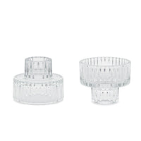 Portavelas de Cristal 2 en 1