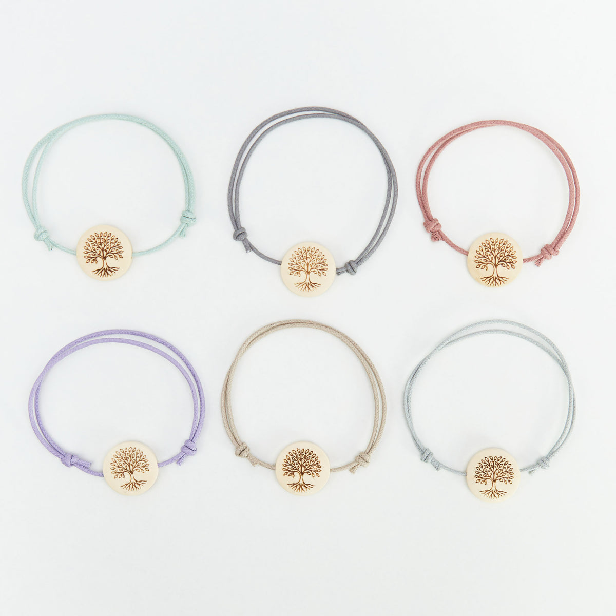 Pulsera Árbol de la Vida con Tarjeta para Invitados de Comunión