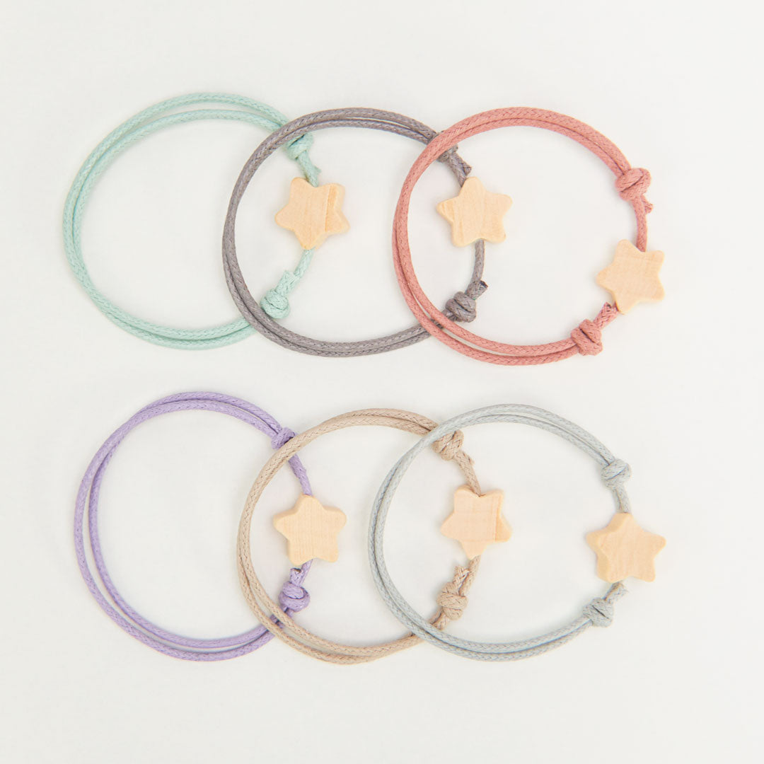 Pulsera Estrella para Niños con Tarjeta para Invitados de Comunión