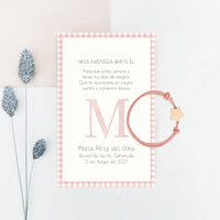 Pulsera Estrella para Niños con Tarjeta para Invitados de Comunión