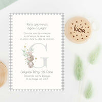 Yoyó de Madera Personalizado con el Nombre de Cada Niño – Detalle de Bautizo