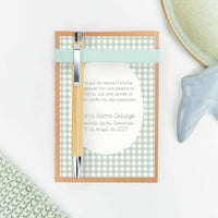 Libreta Kraft con Bolígrafo para Invitados de Comunión