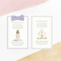 Pulsera Estrella para Niños con Tarjeta para Invitados de Comunión