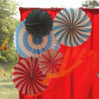 Pack de rosetas multicolor para fiesta infantil