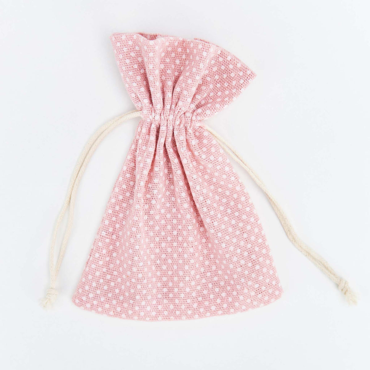 saquito de topos en color rosa