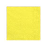 Servilletas de Papel Amarillas | 33x33 cm (Pack 20 uds.)