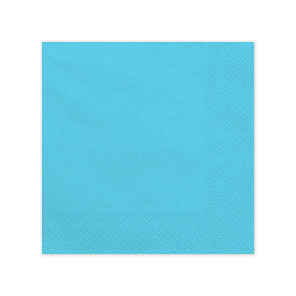Servilletas de Papel Azul Pastel| 33x33 cm (Pack 20 uds.)