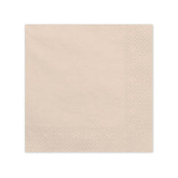Servilletas de Papel Beis| 33x33 cm (Pack 20 uds.)