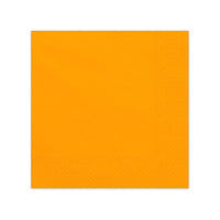 Servilletas de Papel Naranja | 33x33 cm (Pack 20 uds.)