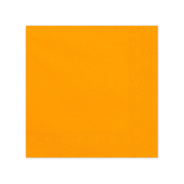 Servilletas de Papel Naranja | 33x33 cm (Pack 20 uds.)