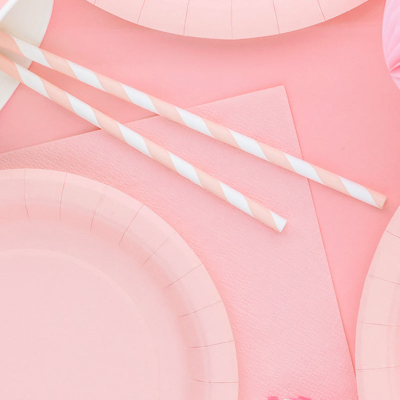 Servilletas de Papel Rosa Pastel| 33x33 cm (Pack 20 uds.)