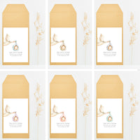 opciones de colores para el sobre como envoltorio de detalles de bautizo cigüeña