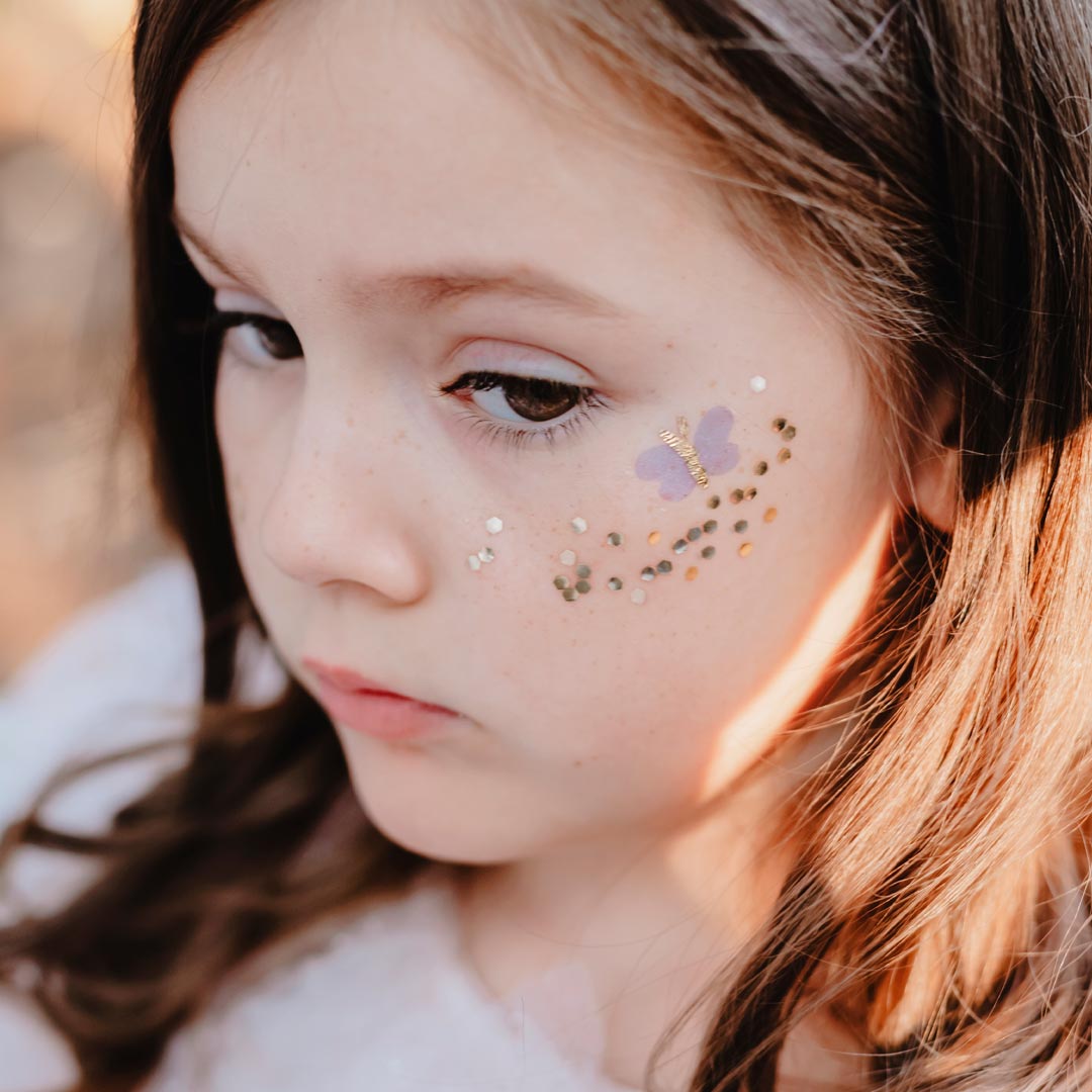 Tatuajes temporales para invitados fiesta cumpleaños unicornio