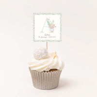 Topper para Cupcakes de Bautizo – Pack de 12 uds
