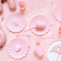 Vasos de Plástico Reutilizables – Azul, Lila, Rosa o Verde (4 uds)