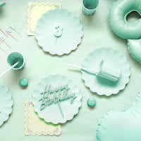 Vasos de Plástico Reutilizables – Azul, Lila, Rosa o Verde (4 uds)