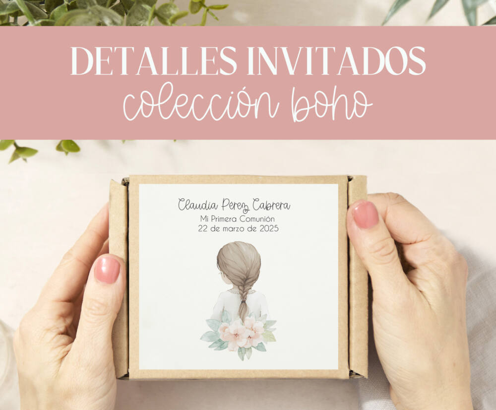 detalles comunión boho